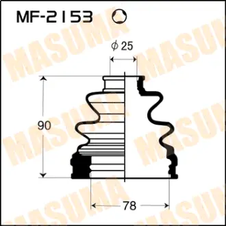 Пыльник ШРУСа MF-2153 MASUMA MF2153