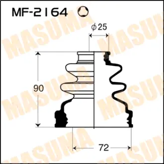 Пыльник ШРУСа MF-2164 MASUMA MF2164