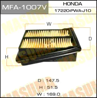 Фільтр повітряний (MFA-1007) MASUMA MFA1007