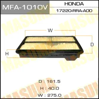 Воздушный фильтр A-887V MASUMA MFA1010