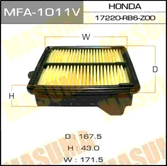 Воздушный фильтр A-888V Пропитка MASUMA MFA1011
