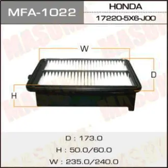 Воздушный фильтр A-899V MASUMA MFA1022