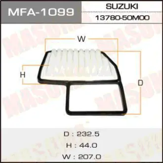 Воздушный фильтр A-976 MASUMA MFA1099