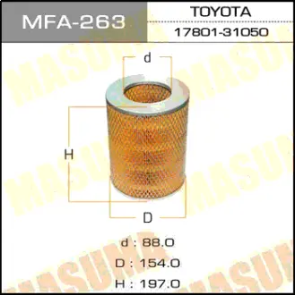 Воздушный фильтр A-140 MASUMA MFA263