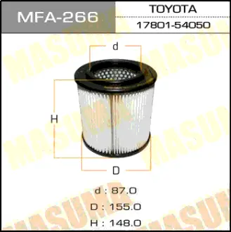 Воздушный фильтр A-143 MASUMA MFA266