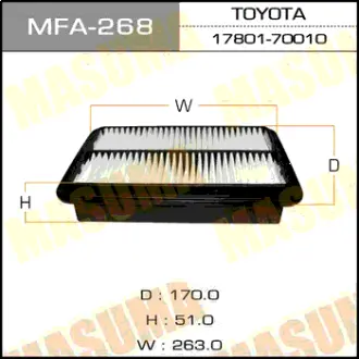 Воздушный фильтр A-145 MASUMA MFA268