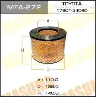 Воздушный фильтр A-149 MASUMA MFA272