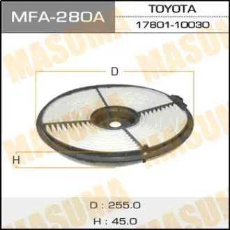 Воздушный фильтр A-157A MASUMA MFA280