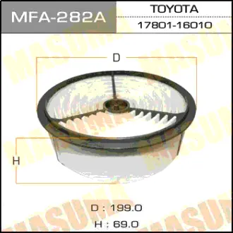 Воздушный фильтр A-159 MASUMA MFA282