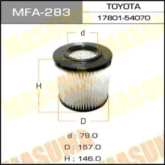 Воздушный фильтр A-160 MASUMA MFA283