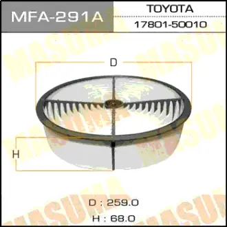 Воздушный фильтр A-168A MASUMA MFA291