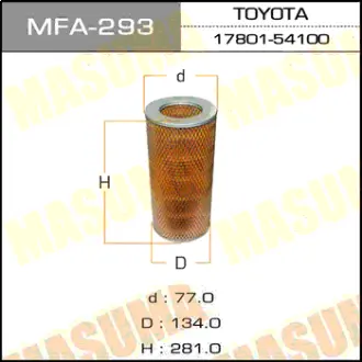 Воздушный фильтр A-170 MASUMA MFA293