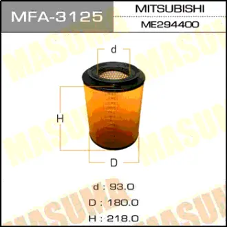 Воздушный фильтр A-3002 MASUMA MFA3125