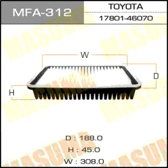 Воздушный фильтр A-189 MASUMA MFA312