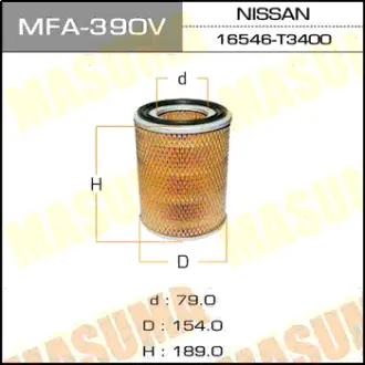 Воздушный фильтр A-267V MASUMA MFA390