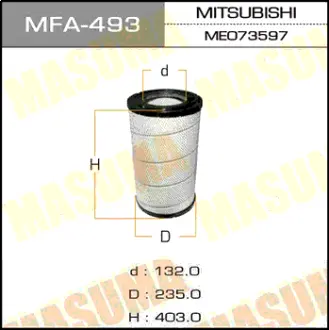 Воздушный фильтр A-370 MASUMA MFA493