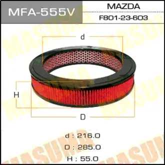 Воздушный фильтр A-432V MASUMA MFA555