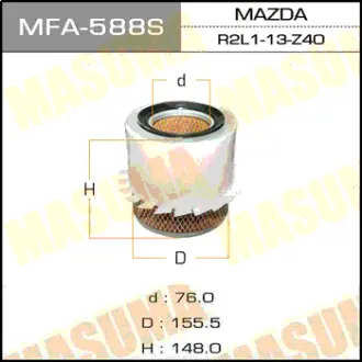 Воздушный фильтр A-465S MASUMA MFA588