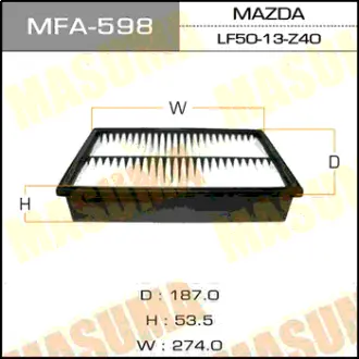 Фільтр повітряний (MFA-598) MASUMA MFA598