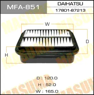 Воздушный фильтр A-728 MASUMA MFA851