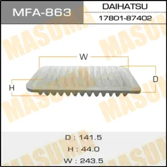 Воздушный фильтр A-740 MASUMA MFA863