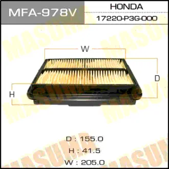 Воздушный фильтр A-855V MASUMA MFA978