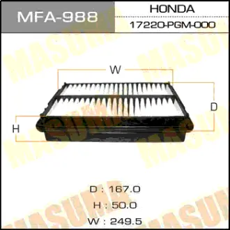 Воздушный фильтр A-865 MASUMA MFA988
