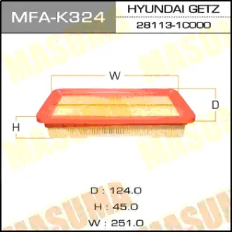 Фільтр повітряний (MFA-K324) MASUMA MFAK324