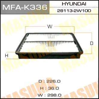 Air filter. Фильтр воздушный MASUMA MFAK336