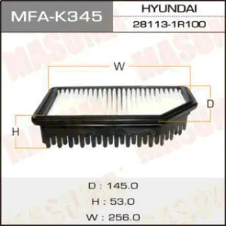 Фільтр повітряний A9614 KIA/SOUL2011- (MFA-K345) MASUMA MFAK345