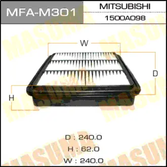 Фільтр повітряний MITSUBISHI /L200/ V2500 05- (MFA-M301) MASUMA MFAM301