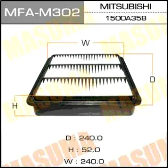 Фільтр повітряний (MFA-M302) MASUMA MFAM302