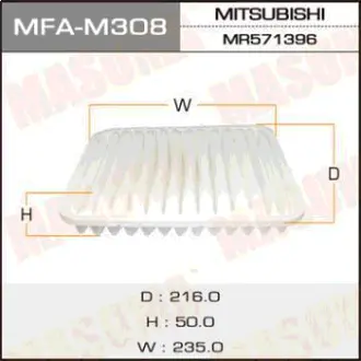 Фільтр повітряний (MFA-M308) MASUMA MFAM308