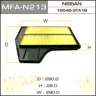 Воздушный фильтр NISSAN/ ALTIMA 2012- MASUMA MFAN213