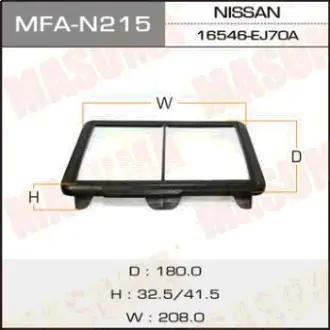 Воздушный фильтр INFINITI/ M35, M45 2006- MASUMA MFAN215