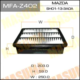 Воздушный фильтр A-479 MAZDA/ CX-5 11- MASUMA MFAZ402