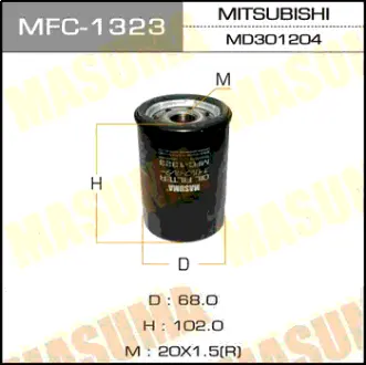 Фільтр масляний (MFC-1323) MASUMA MFC1323