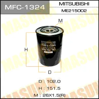 Фільтр масляний Mitsubishi Pajero (00-) D 3.2 (MFC-1324) MASUMA MFC1324