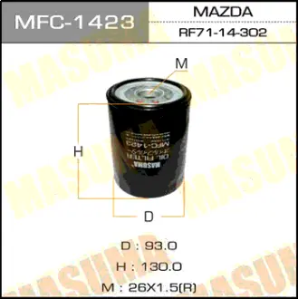 Фільтр масляний (MFC-1423) MASUMA MFC1423
