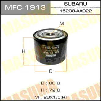 Масляный фильтр C-902 MASUMA MFC1913