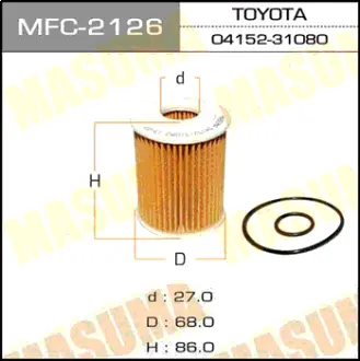 Фільтр масляний (MFC-2126) MASUMA MFC2126