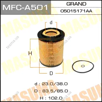Фільтр масляний (MFC-A501) MASUMA MFCA501 (фото 1)