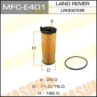 Масляный фильтр LHD LAND ROVER/ RANGE ROVER/ V3600 MASUMA MFCE401