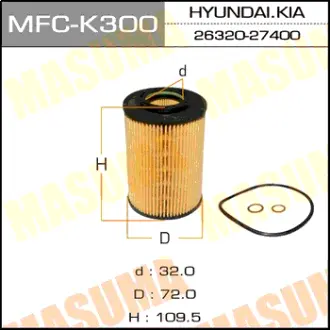 Фільтр масляний OE9304 (MFC-K300) MASUMA MFCK300
