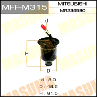 Фільтр паливний MASUMA MFFM315