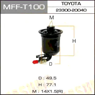 Топливный фильтр высокого давления CAMRY/ MCV21 MASUMA MFFT100