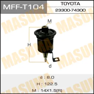 Топливный фильтр FS-1143, JN-3204 высокого давления IPSUM, NADIA, GAIA/ 3SFE, 1AZFSE MASUMA MFFT104