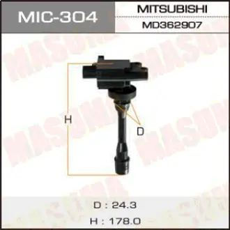 Катушка зажигания, MMC/ AIRTREK, PAJERO IO MASUMA MIC304