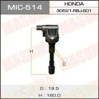 Катушка зажигания, FIT SHUTTLE, GP2 MASUMA MIC514