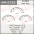 Колодки тормозные барабанные R-1077 MASUMA MK2335 (фото 1)